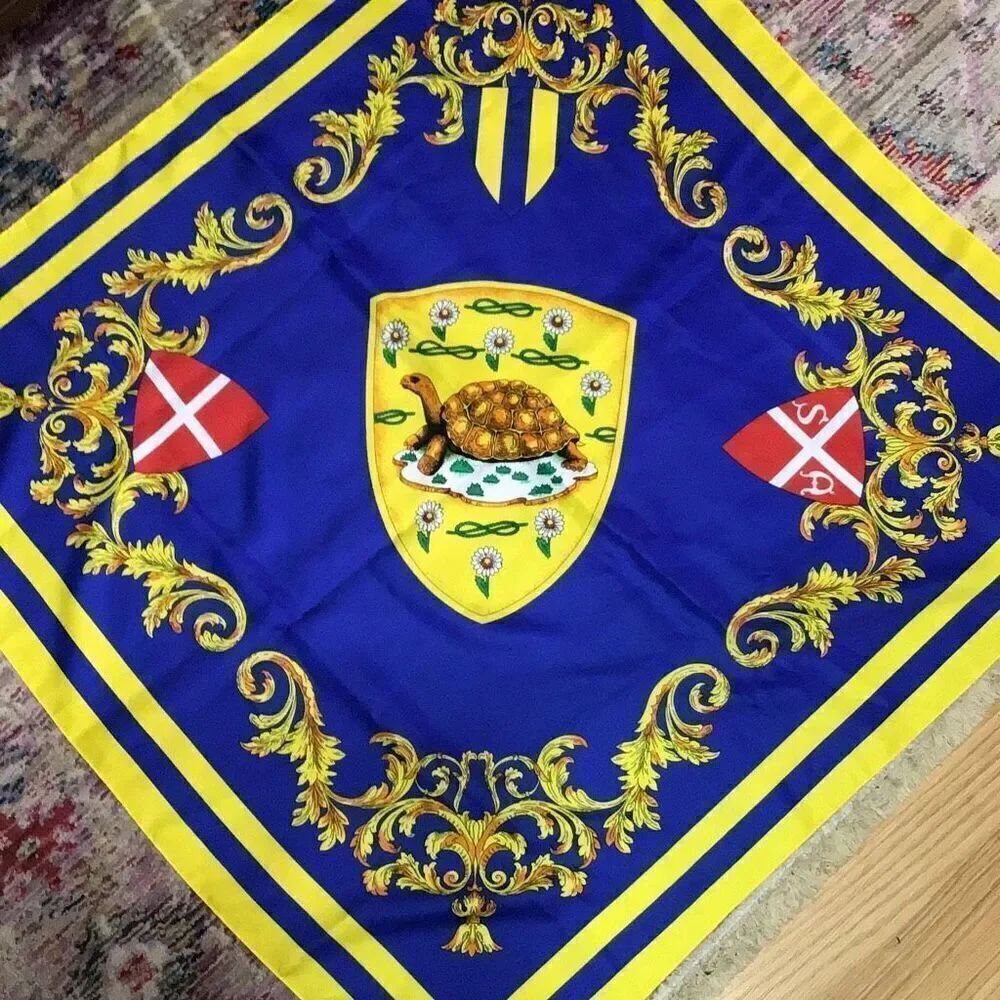 Vintage fabulous Ciano regalia scarf, beautiful and vibrant